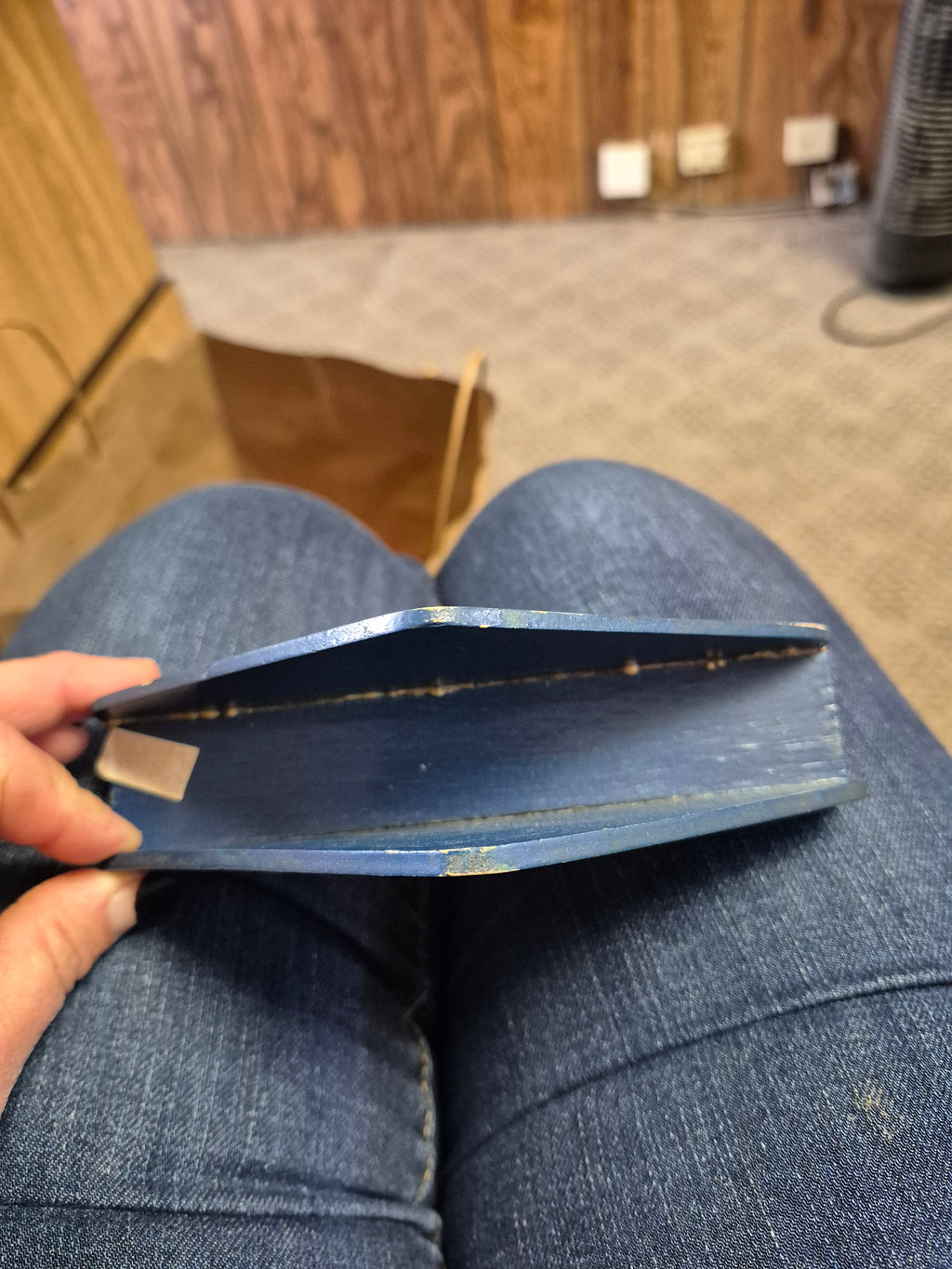 Scandinavian wooden napkin holder