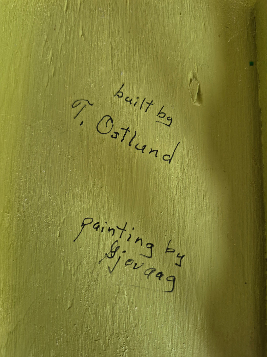 Scandanavian wooden sleigh