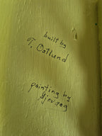 Scandanavian wooden sleigh