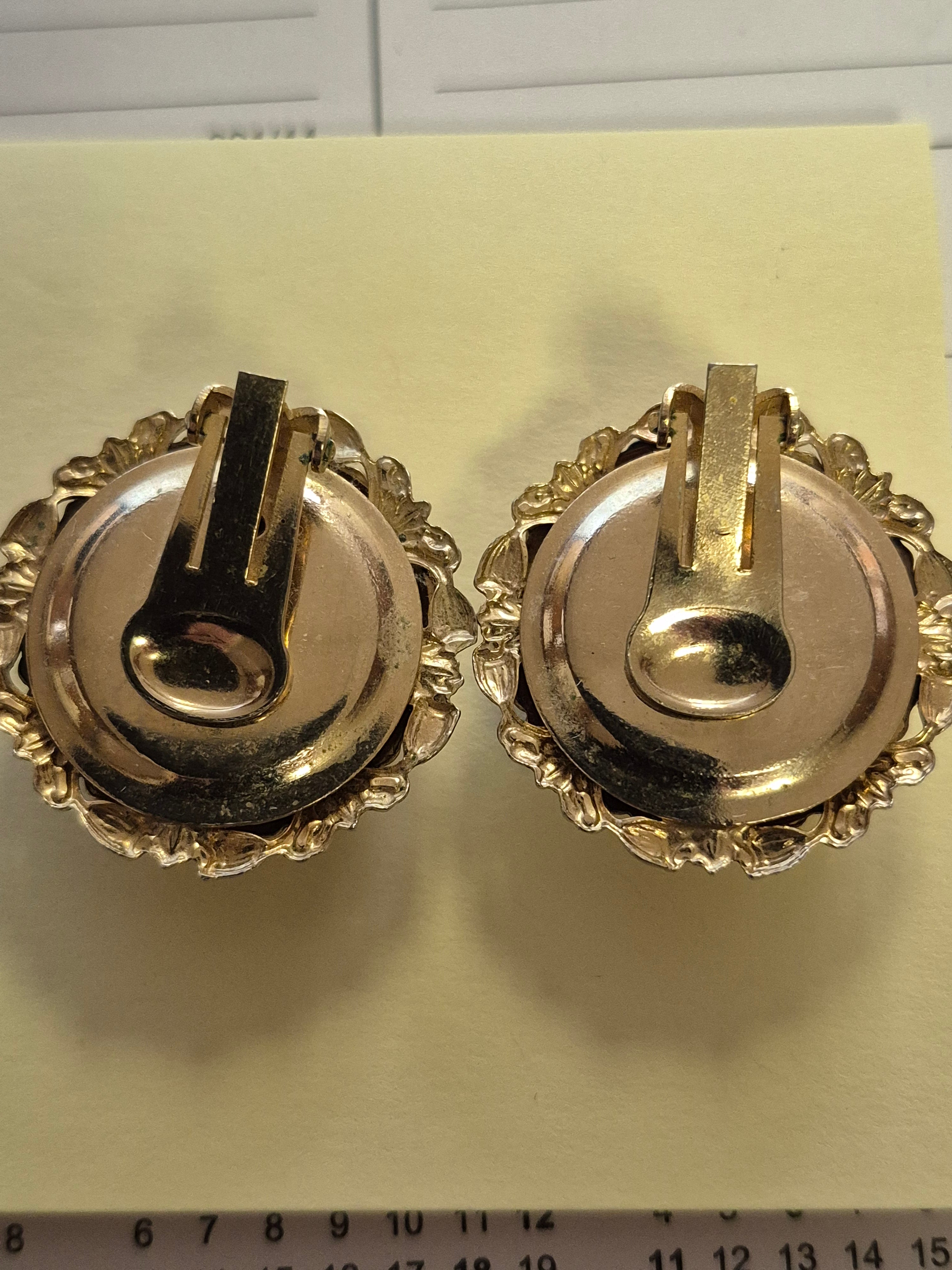 Rhodochrosite stone earrings