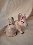 Mom and Baby pig figurine.