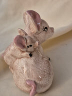 Mom and Baby pig figurine.
