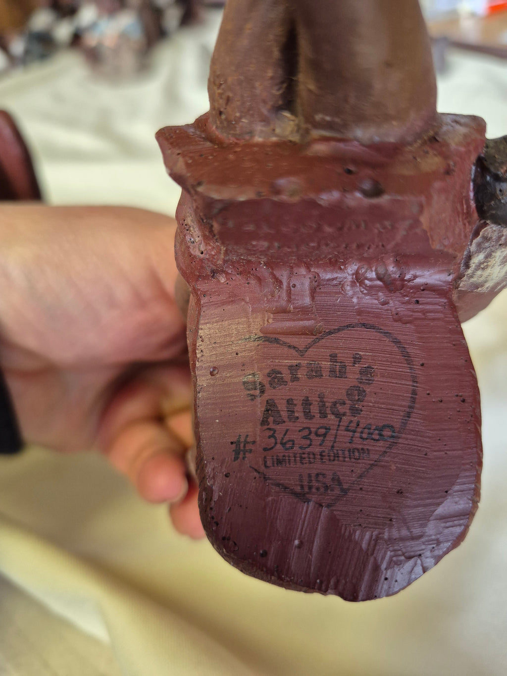 Sarah's attic figurine