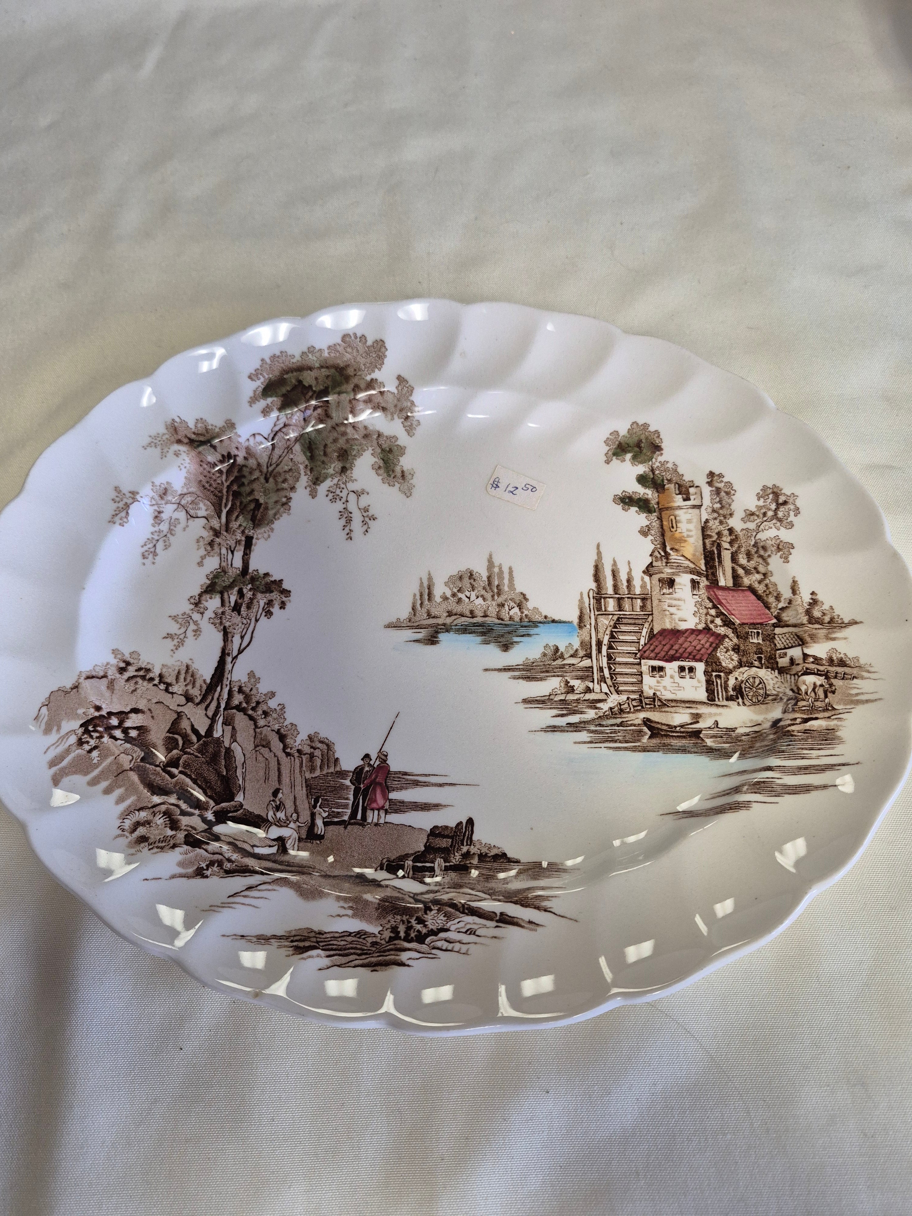 The Old Mill serving platter