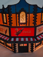 Stained Glass Lighted Village