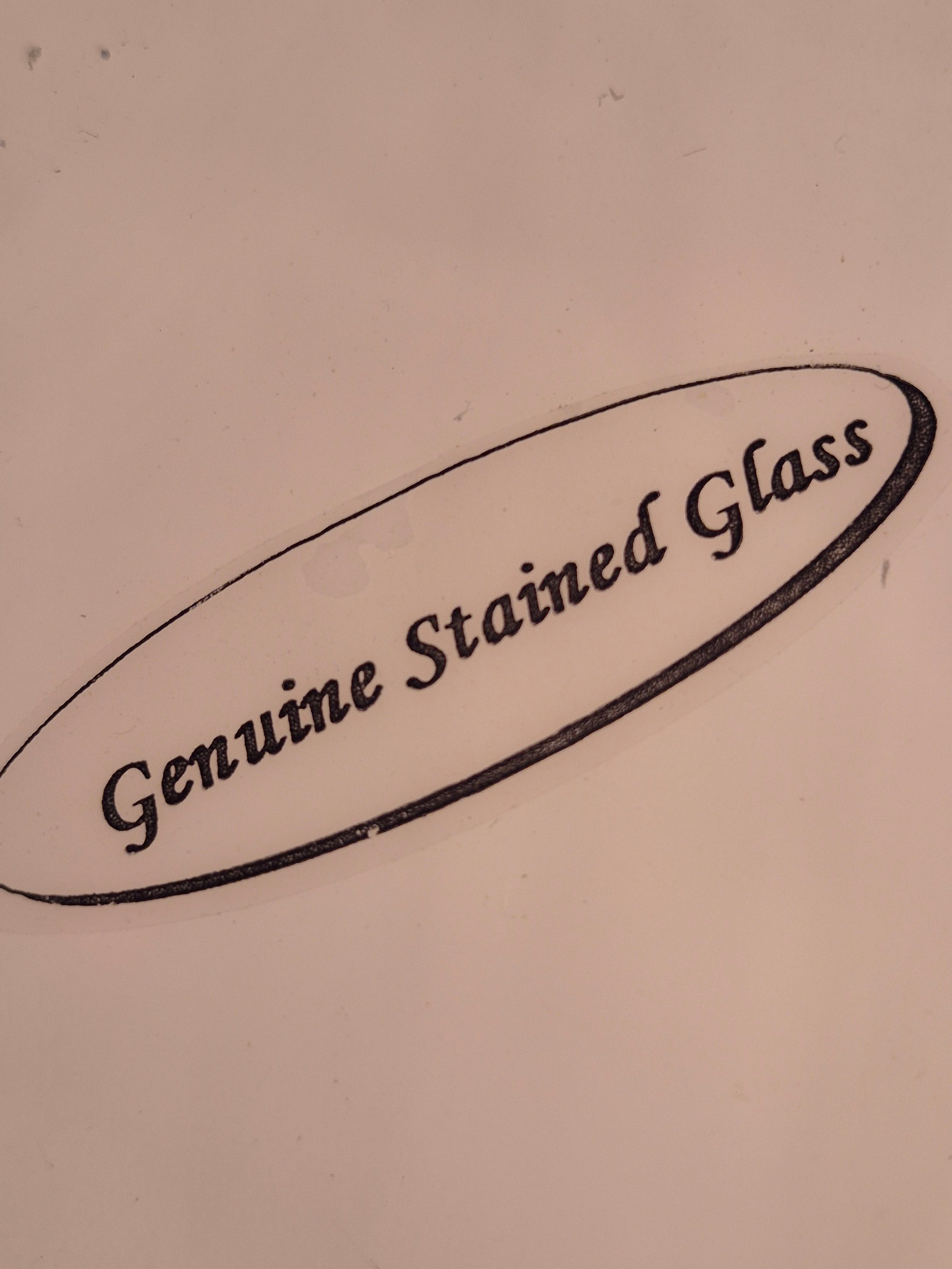 Stained Glass Lighted Village