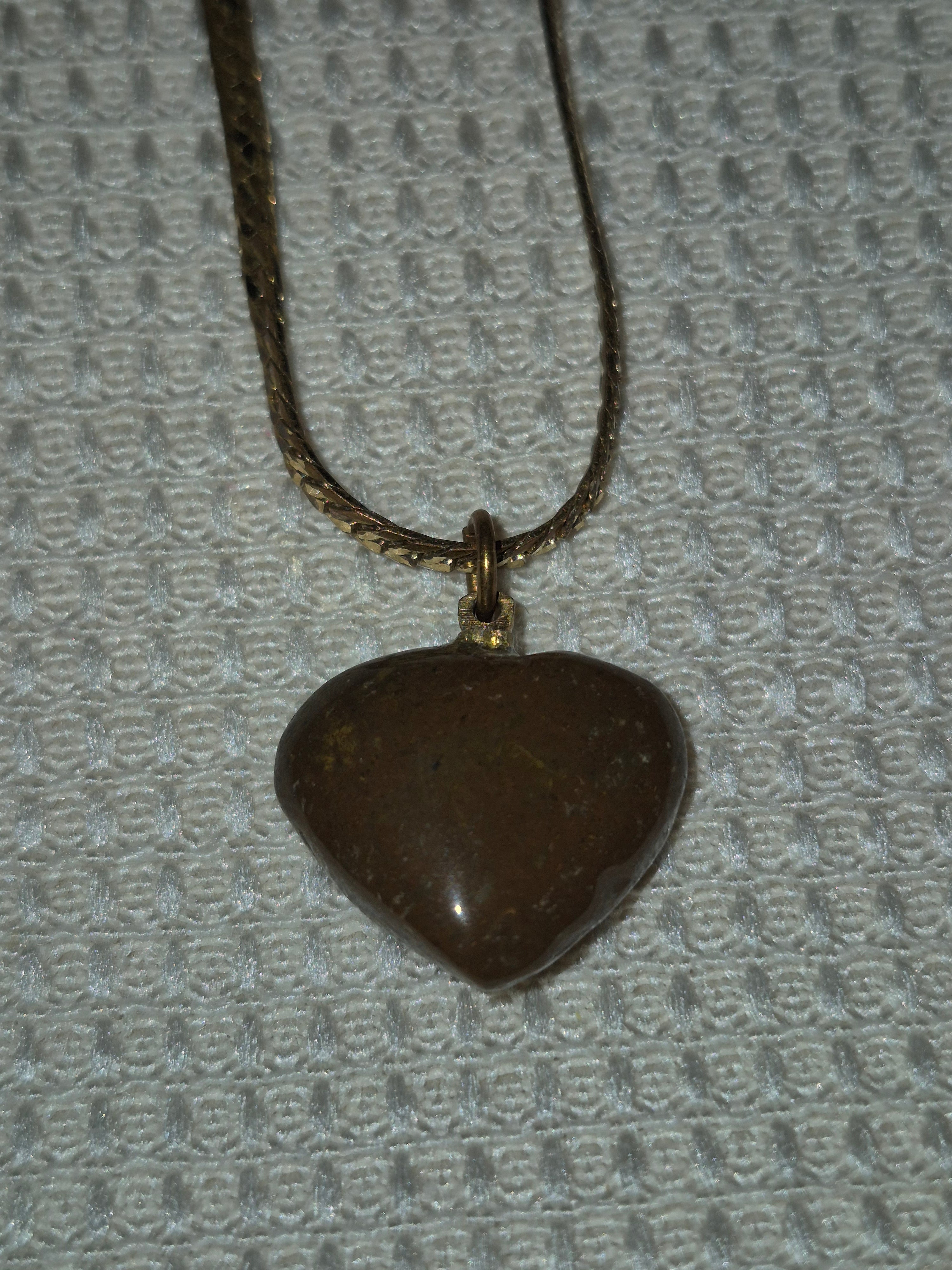 Natural stone necklace