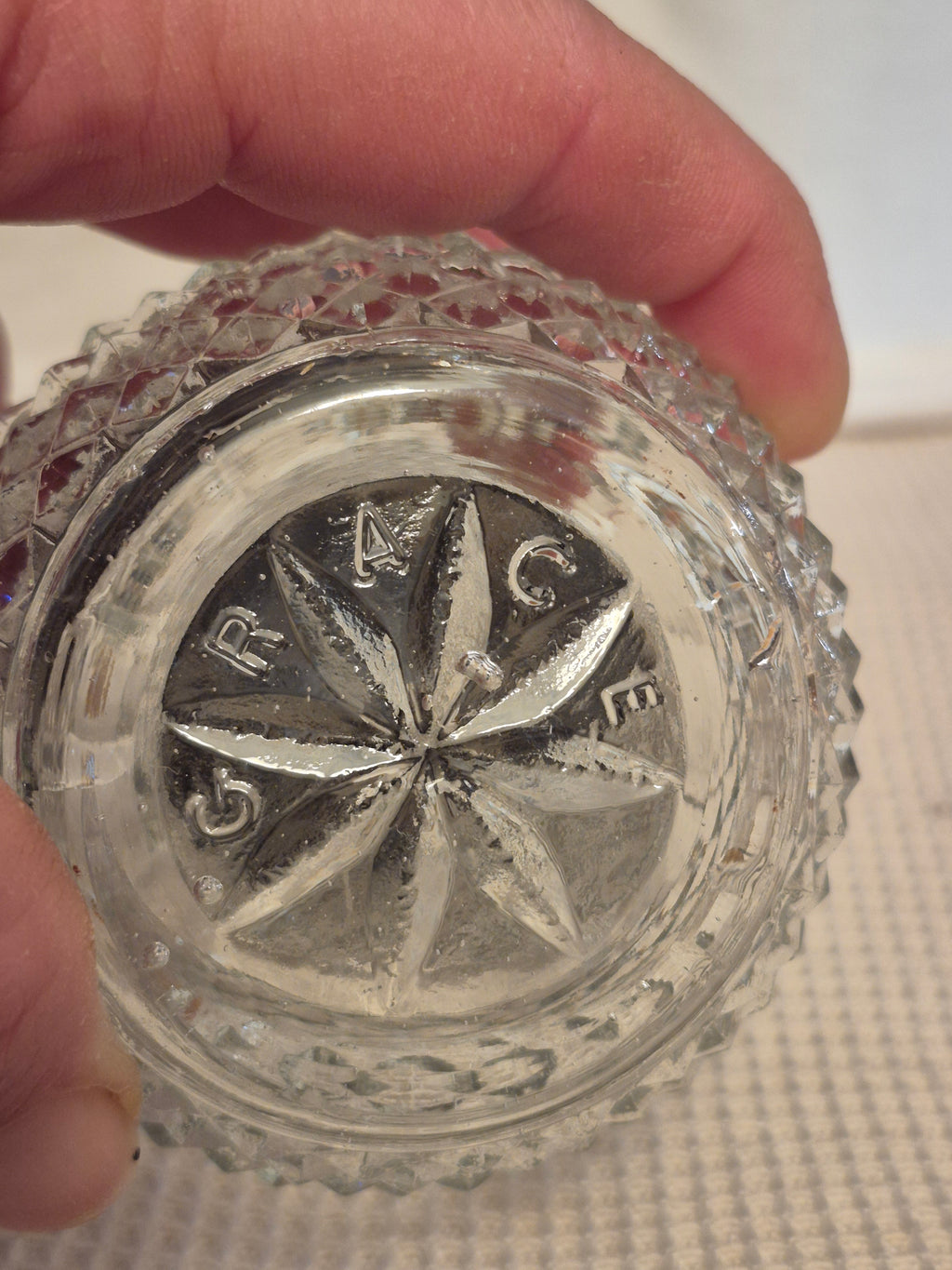 Grace Glass sugar dispenser