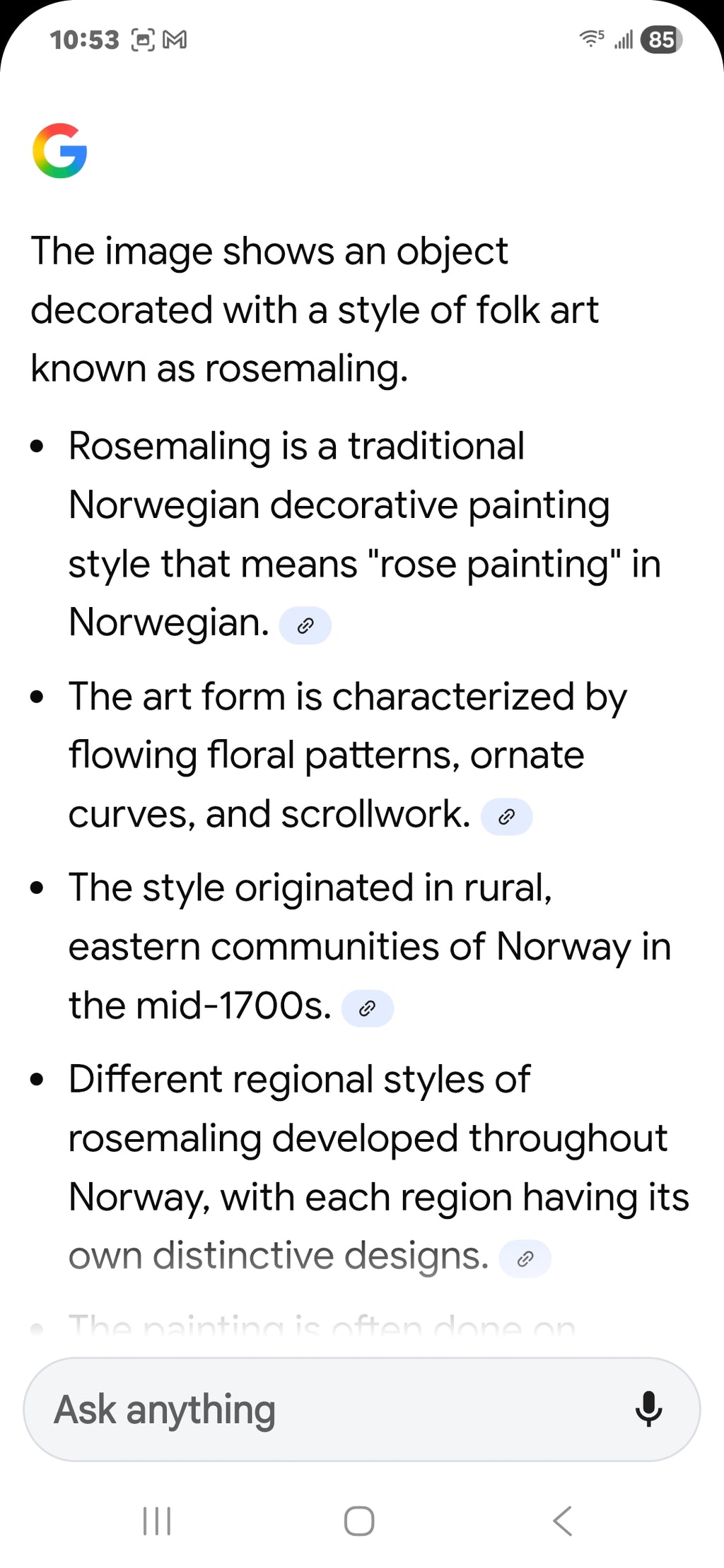 Rosemaling Napkin Holder