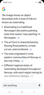 Rosemaling Napkin Holder